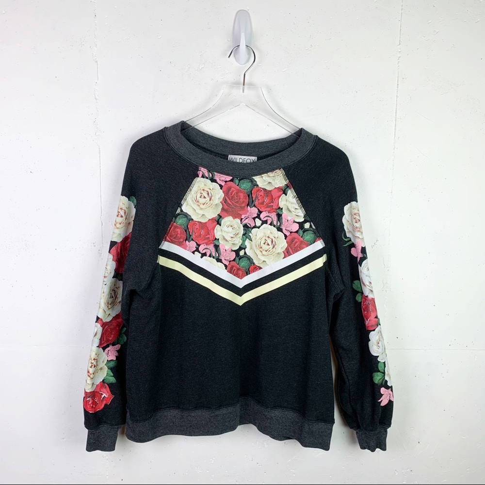 Wildfox Floral Sweatshirt